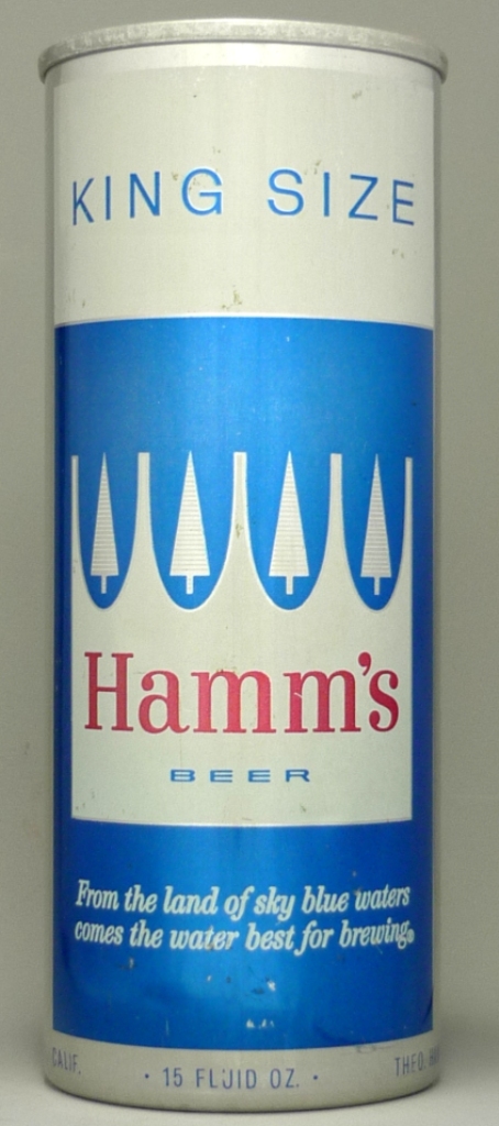 Hamm's Beer 15 Oz Tab Top Can