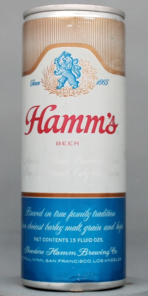 Hamm's Beer 15 Oz Tab Top Can