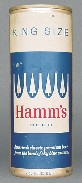 Hamm's Beer 15 Oz Tab Top Can
