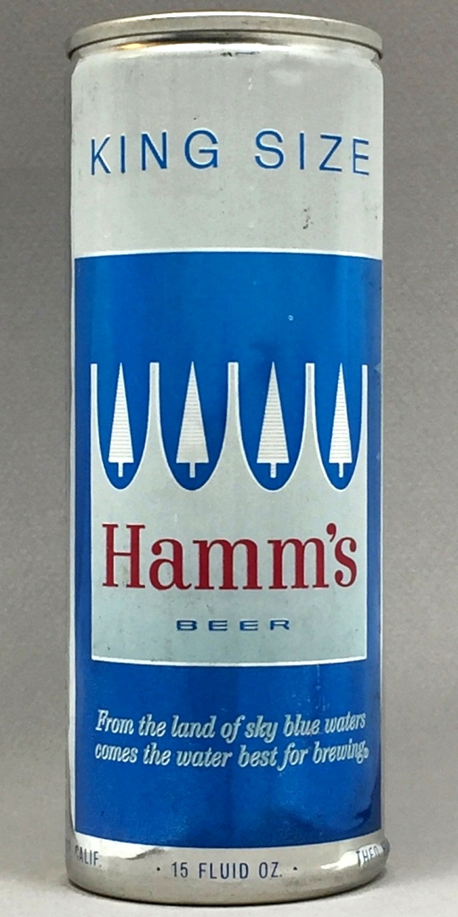 Hamm's Beer 15 Oz Tab Top Can