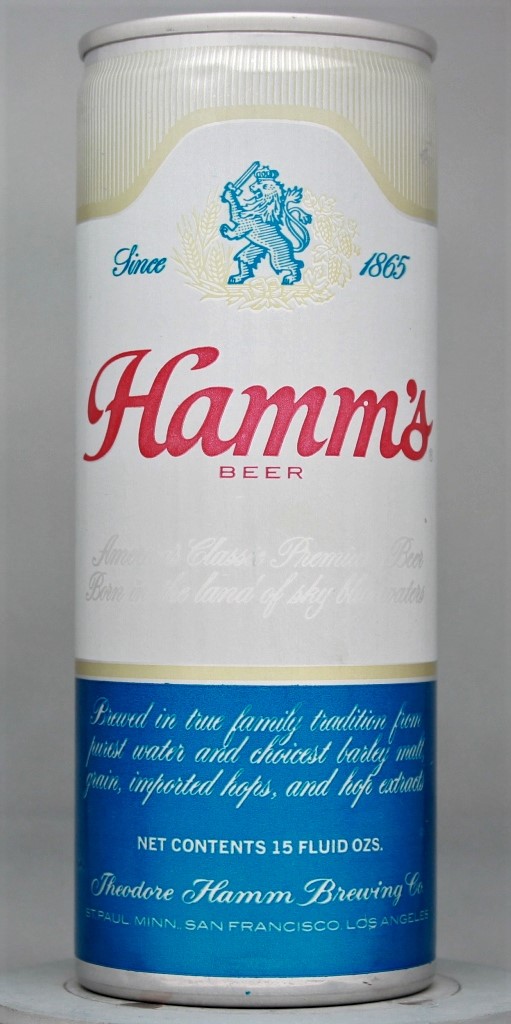 Hamm's Beer 15 Oz Tab Top Can