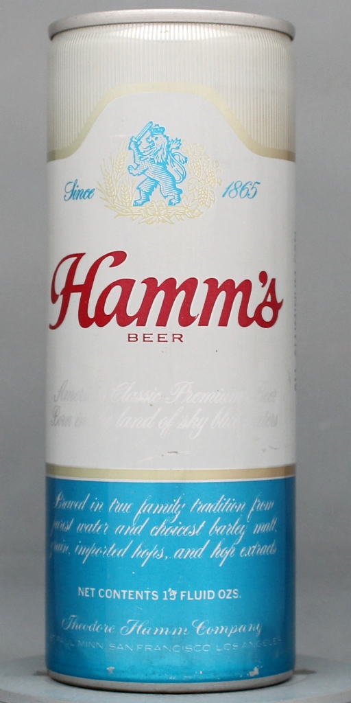 Hamm's Beer 15 Oz Tab Top Can