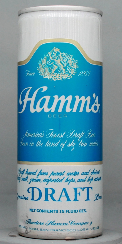 Hamm's Genuine Draft 15 Oz Tab Top Can