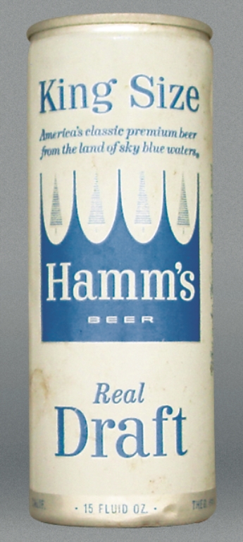 Hamm's Real Draft 15 Oz Tab Top Can
