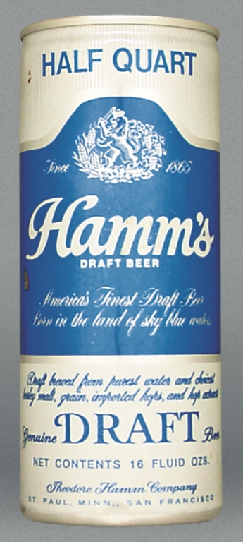 Hamm's Genuine Draft 16 Oz Tab Top Can