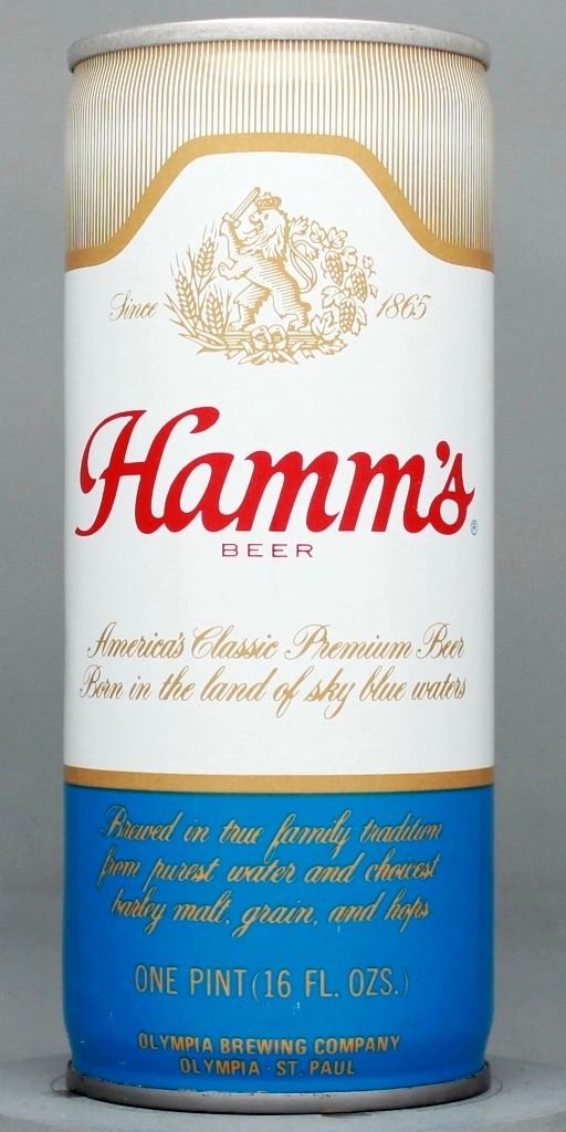 Hamm's Beer 16 Oz Tab Top Can