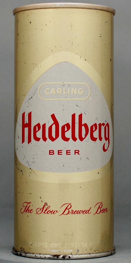 Heidelberg Beer 16 Oz Tab Top Can
