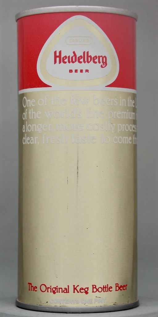 Heidelberg Beer 16 Oz Tab Top Can