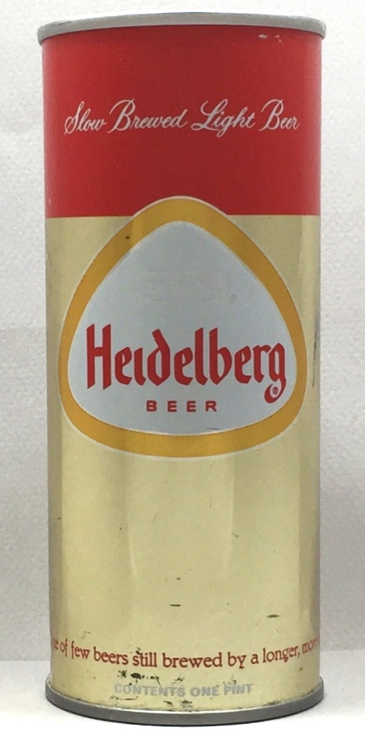 Heidelberg Beer 16 Oz Tab Top Can