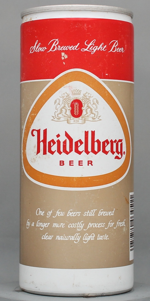 Heidelberg Beer 16 Oz Tab Top Can