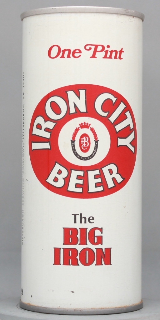 Iron City Beer 16 Oz Tab Top Can