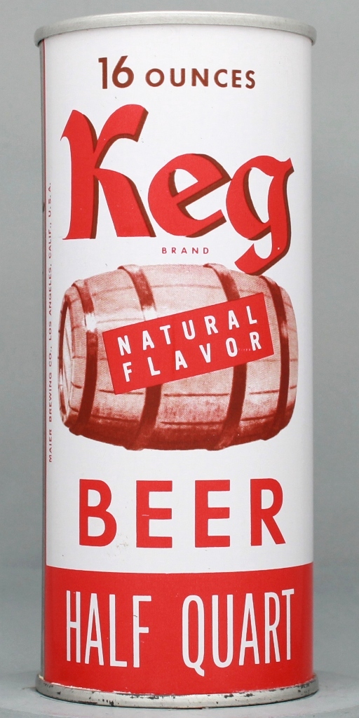 Keg Brand Beer 16 Oz Tab/Insert Top Can