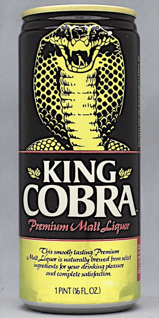 King Cobra Premium Malt Liquor 16 Oz Tab/Stay Top Can