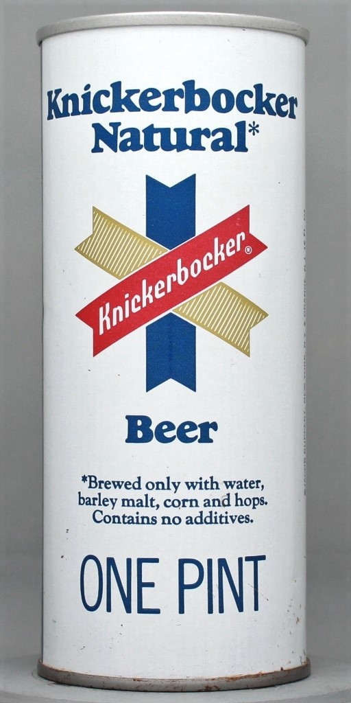 Knickerbocker Natural Beer 16 Oz Tab Top Can