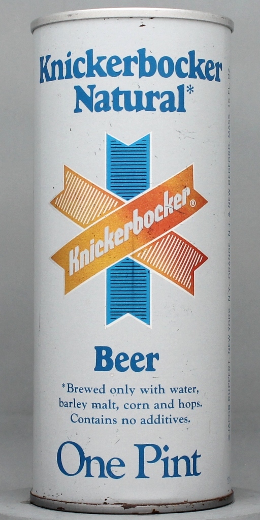 Knickerbocker Natural Beer 16 Oz Tab Top Can