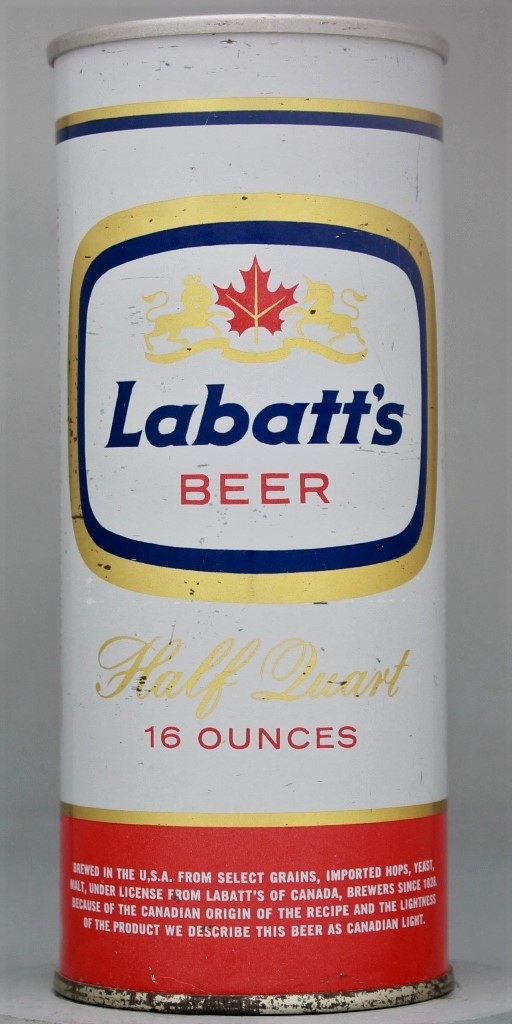 Labatt's Beer 16 Oz Zip Top Can