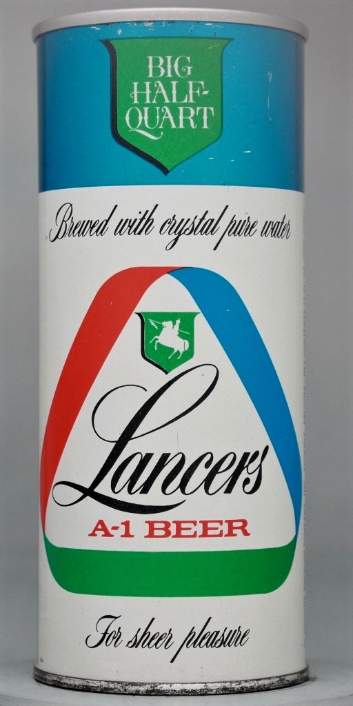 Lancer's A-1 Beer 16 Oz Zip Top Can