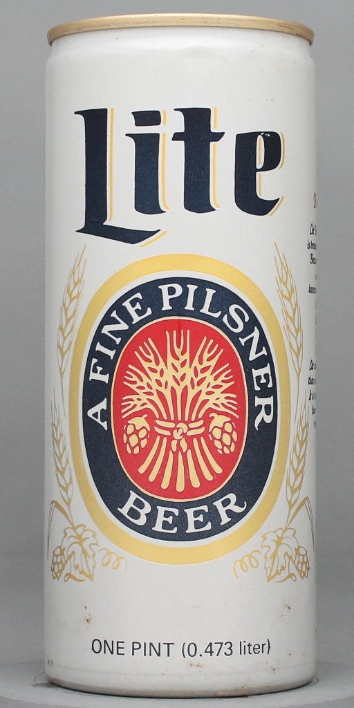 Lite A Fine Pilsner Beer 16 Oz Tab Top Can