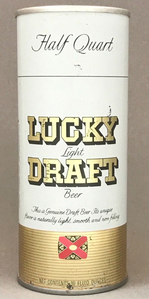 Lucky Light Beer 16 Oz Tab Top Can
