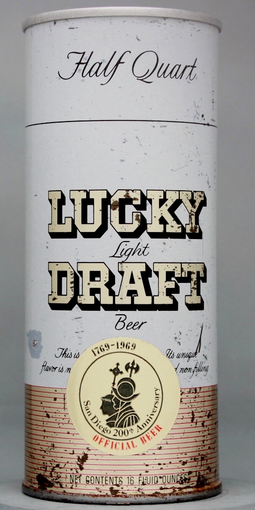 Lucky Light Draft 16 Oz Tab Top Can