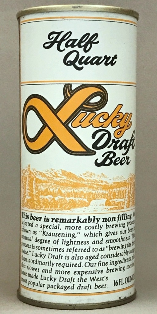Lucky Draft 16 Oz Tab Top Can