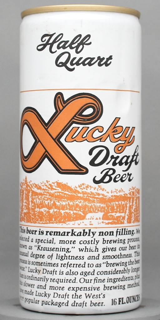 Lucky Draft 16 Oz Tab Top Can