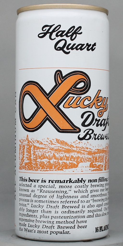 Lucky Draft Brewed Draft 16 Oz Tab Top Can