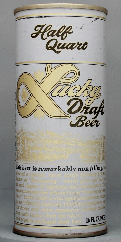 Lucky Draft 16 Oz Tab Top Can