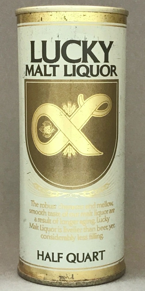 Lucky Malt Liquor 16 Oz Tab Top Can