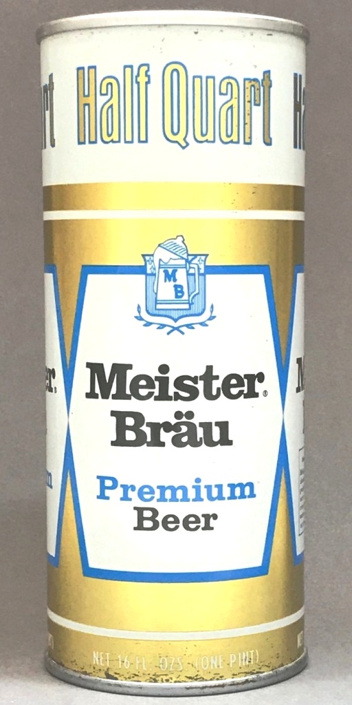 Meister Brau Premium Beer 16 Oz Tab Top Can