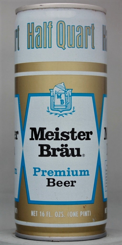 Meister Brau Premium Beer 16 Oz Tab Top Can