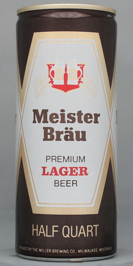 Meister Brau Premium Lager Beer 16 Oz Tab Top Can