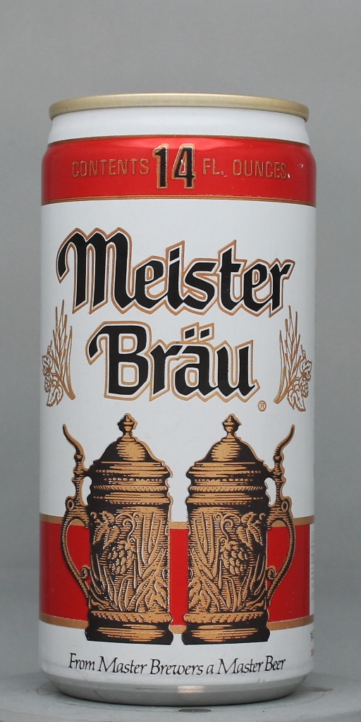 Meister Brau Beer 14 Oz Tab/Stay Top Can