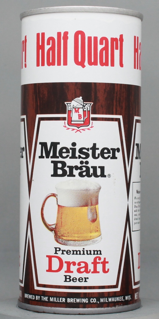 Meister Brau Premium Draft 16 Oz Tab Top Can