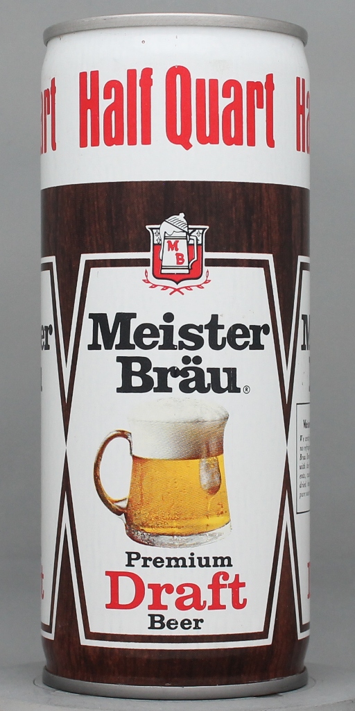 Meister Brau Premium Draft 16 Oz Tab Top Can