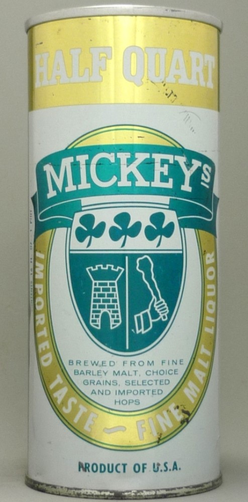 Mickey's Fine Malt Liquor 16 Oz Tab Top Can