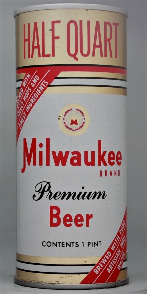 Milwaukee Brand Premium Beer 16 Oz Tab Top Can