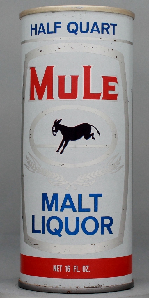 Mule Malt Liquor 16 Oz Tab Top Can