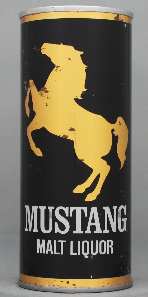 Mustang Malt Liquor 16 Oz Tab Top Can