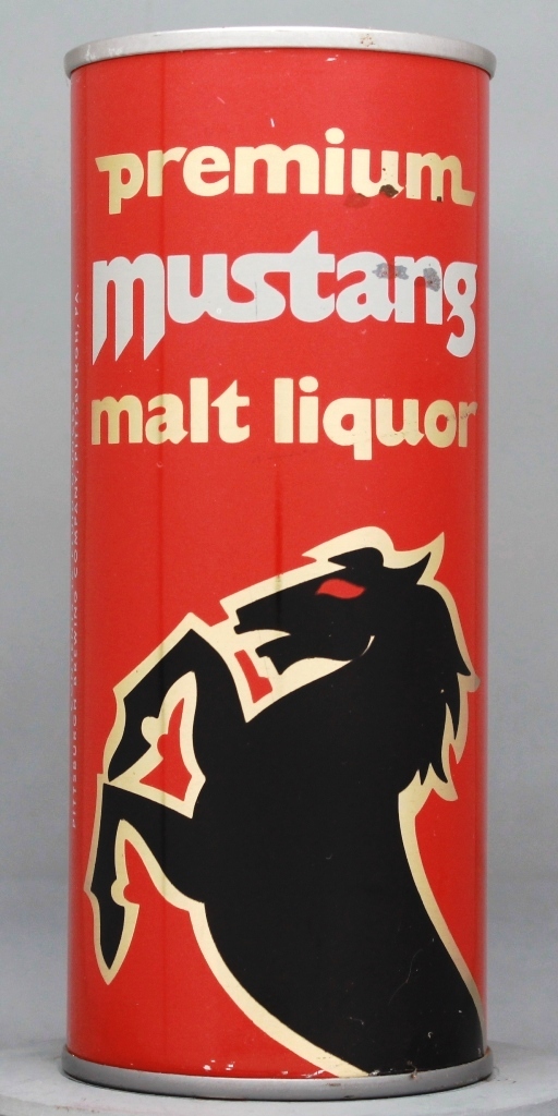 Mustang Malt Liquor 16 Oz Tab Top Can
