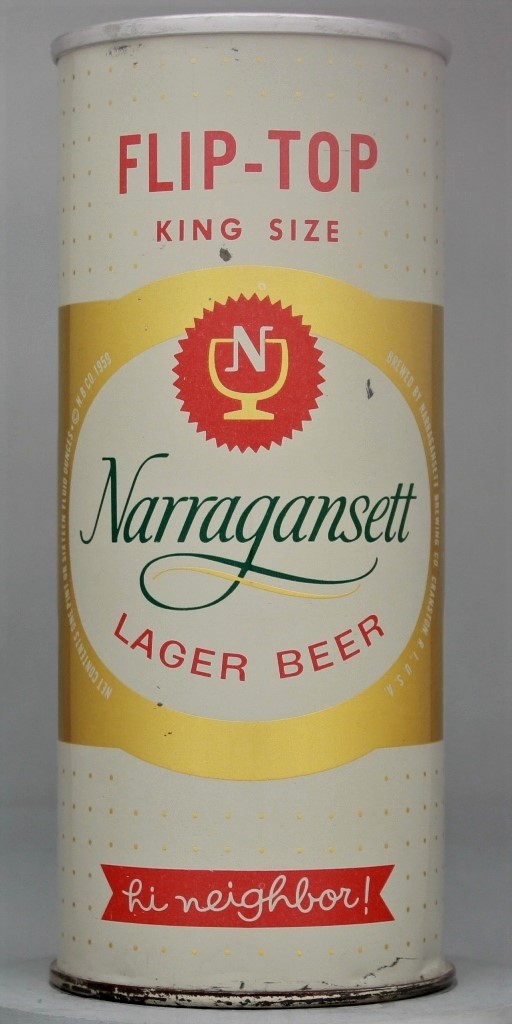 Narragansett Lager Beer 16 Oz Zip Top Can