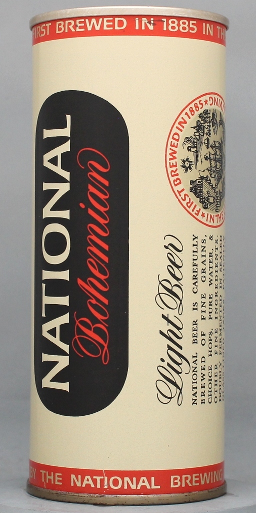 National Bohemian Light Beer 16 Oz Tab Top Can