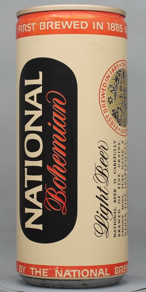 National Bohemian Light Beer 16 Oz Tab Top Can