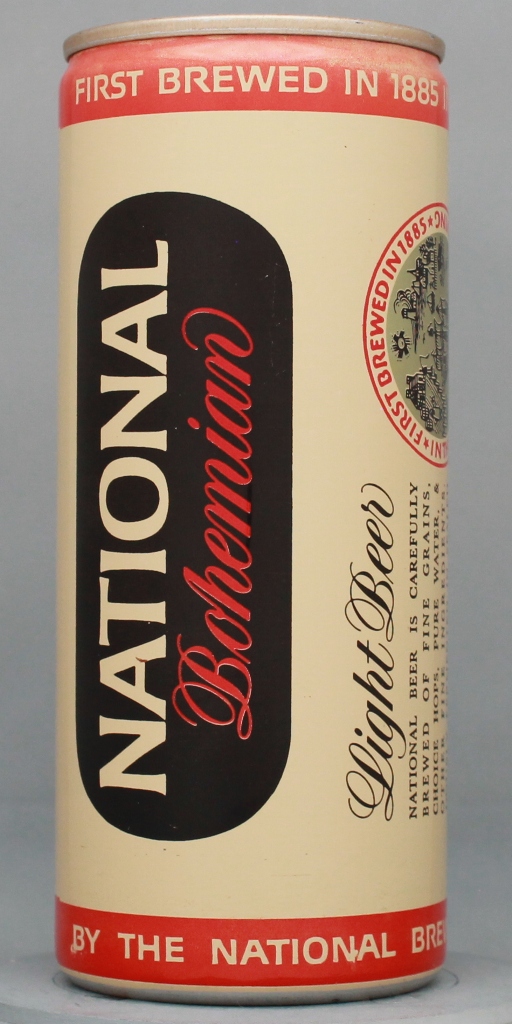 National Bohemian Light Beer 16 Oz Tab Top Can
