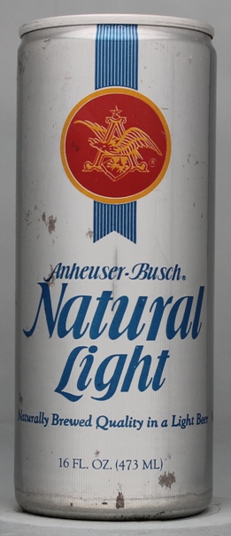 Natural Light, Anheuser-busch Beer 16 Oz Tab Top Can