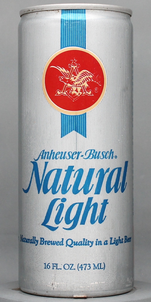Natural Light, Anheuser-busch Beer 16 Oz Tab Top Can