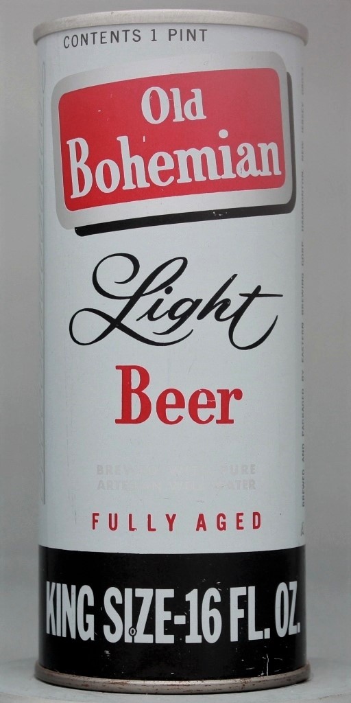 Old Bohemian Light Beer 16 Oz Tab Top Can