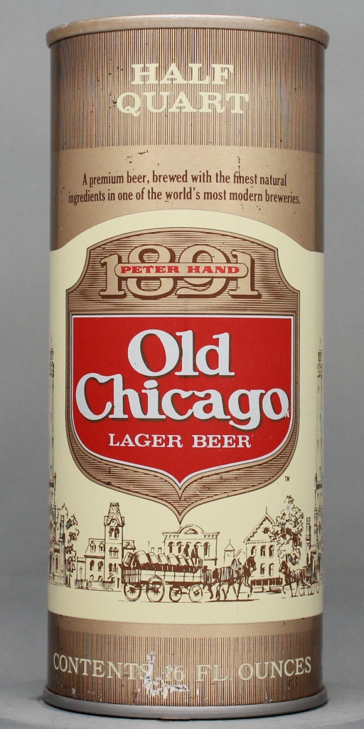 Old Chicago Lager Beer 16 Oz Tab Top Can