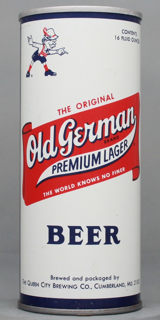 Old German Brand Premium Lager Beer 16 Oz Tab Top Can