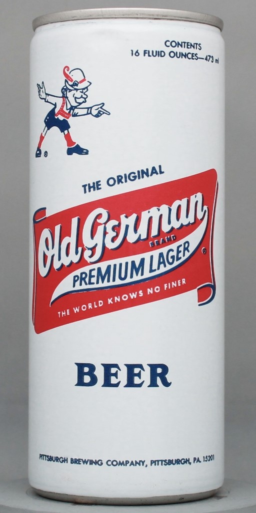 Old German Brand Premium Lager Beer 16 Oz Tab Top Can